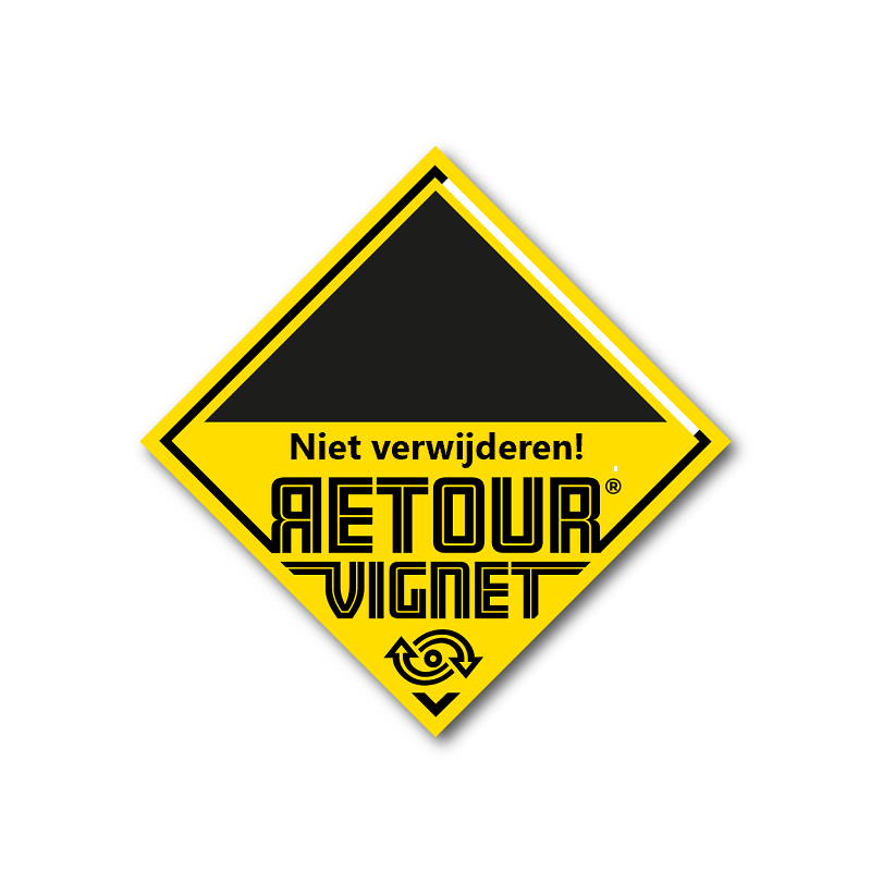 Retourvignet VOID Stickers 56 x 56 mm Nederlands ( 10 vel ).