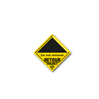 Retourvignet VOID Stickers 31 x 31 mm Engels ( per rol 250 stuks ).