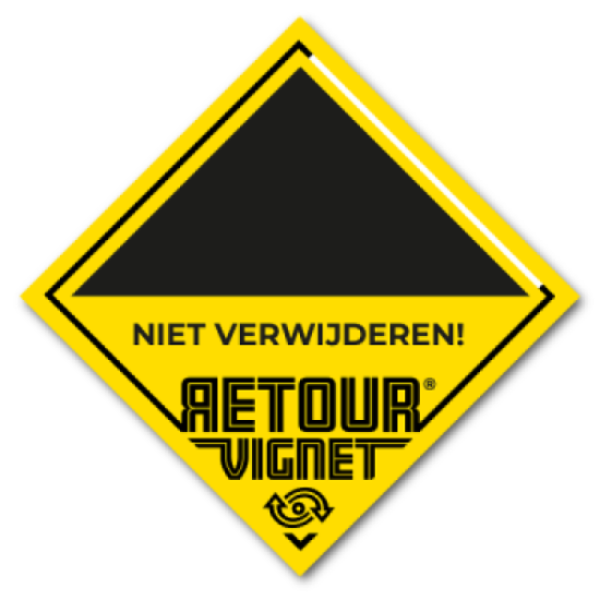 Retourvignet VOID Stickers 83 x 83 mm Nederlands ( 10 vel ).