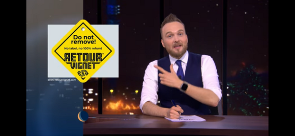 Gratis retouren.....Lubach is er ook helemaal klaar mee!!