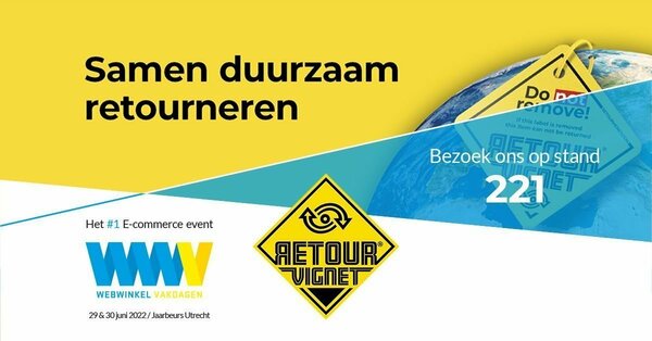 Retourvignet op de WebWinkelVakdagen